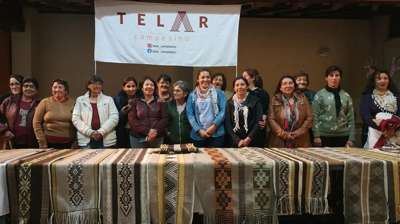 imagen Tejedoras rurales de Mendoza se unieron y venden sus prendas de lana de oveja teñida con yuyos