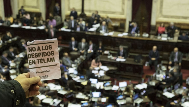 imagen Diputados de la oposición reclaman una solución para Télam