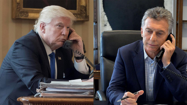 imagen Macri habló con Trump