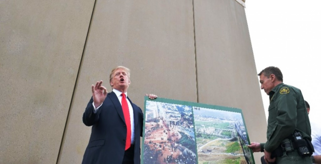 imagen Trump eligió el diseño del muro que dividirá EE. UU. de México