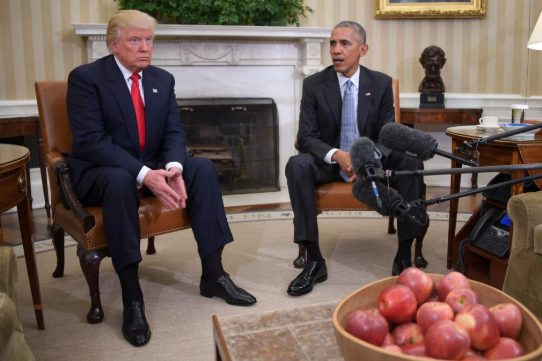 imagen Trump acusó a Obama de entorpecer la transición presidencial