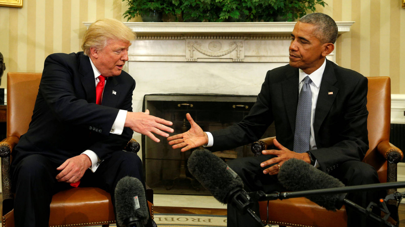 imagen La carta de Obama a Trump: "Depende de nosotros el orden internacional"
