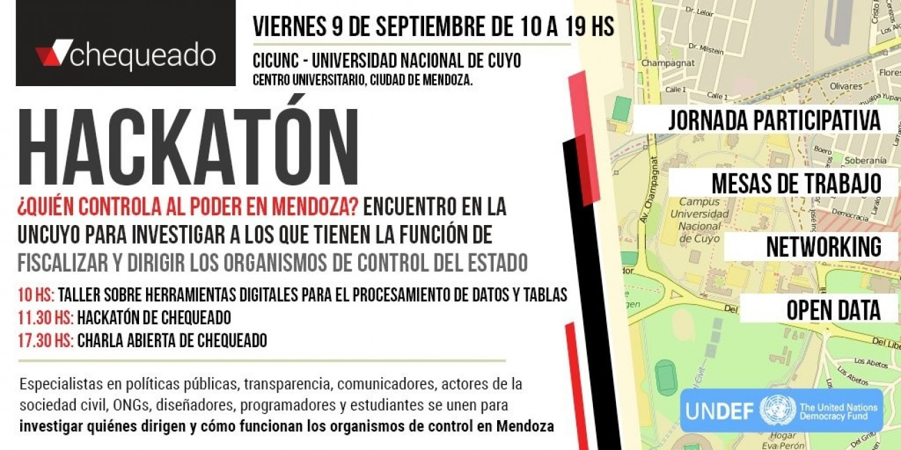 imagen Hackatón: quién controla al poder en Mendoza