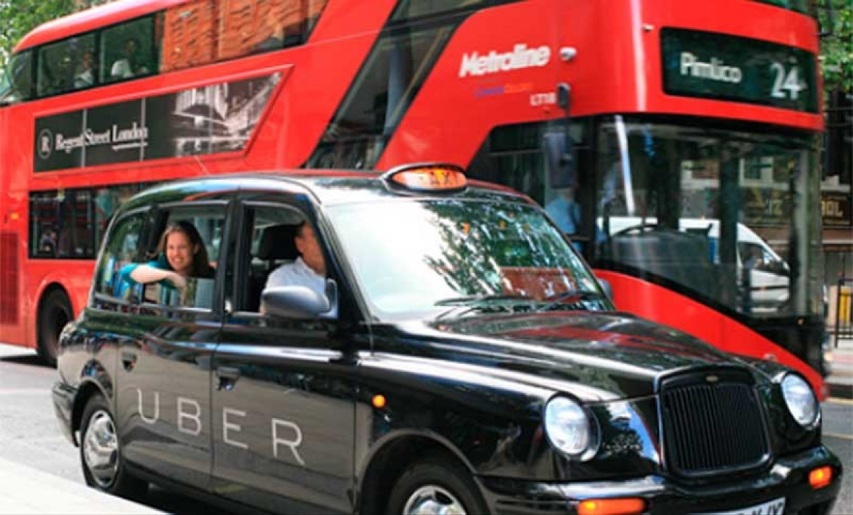 imagen Choferes de Uber y Cabify se movilizan por "la baja rentabilidad"