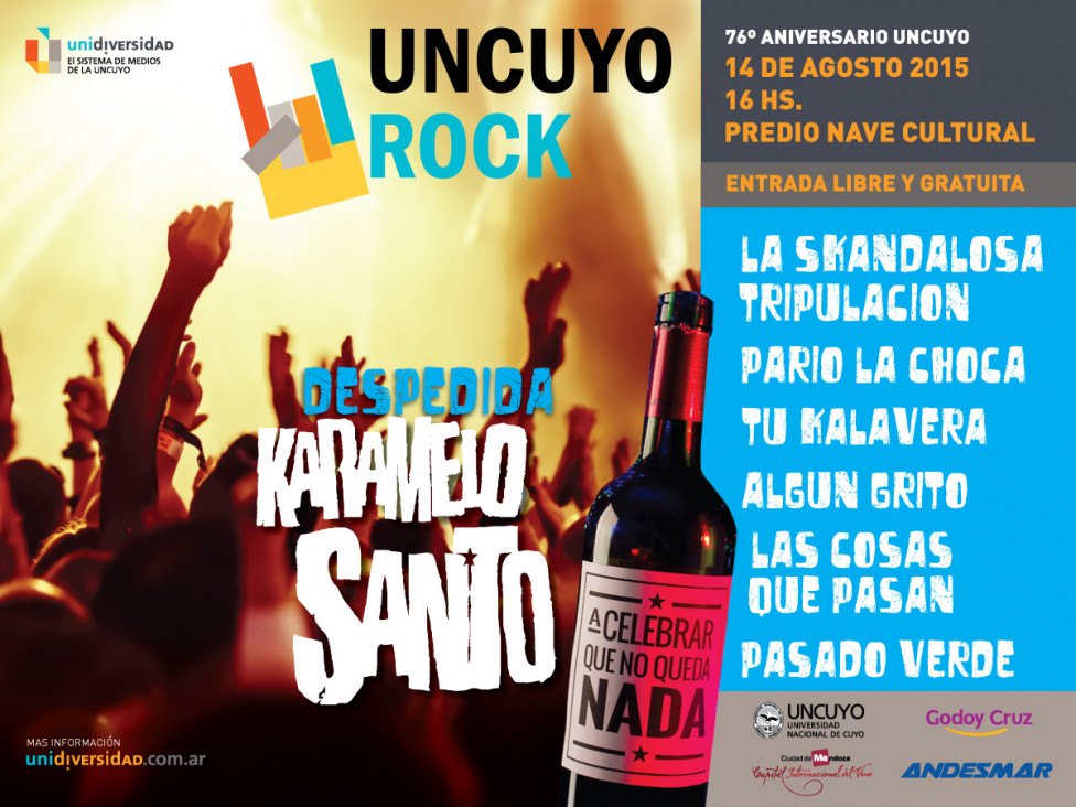 imagen La UNCUYO la rockea en su aniversario