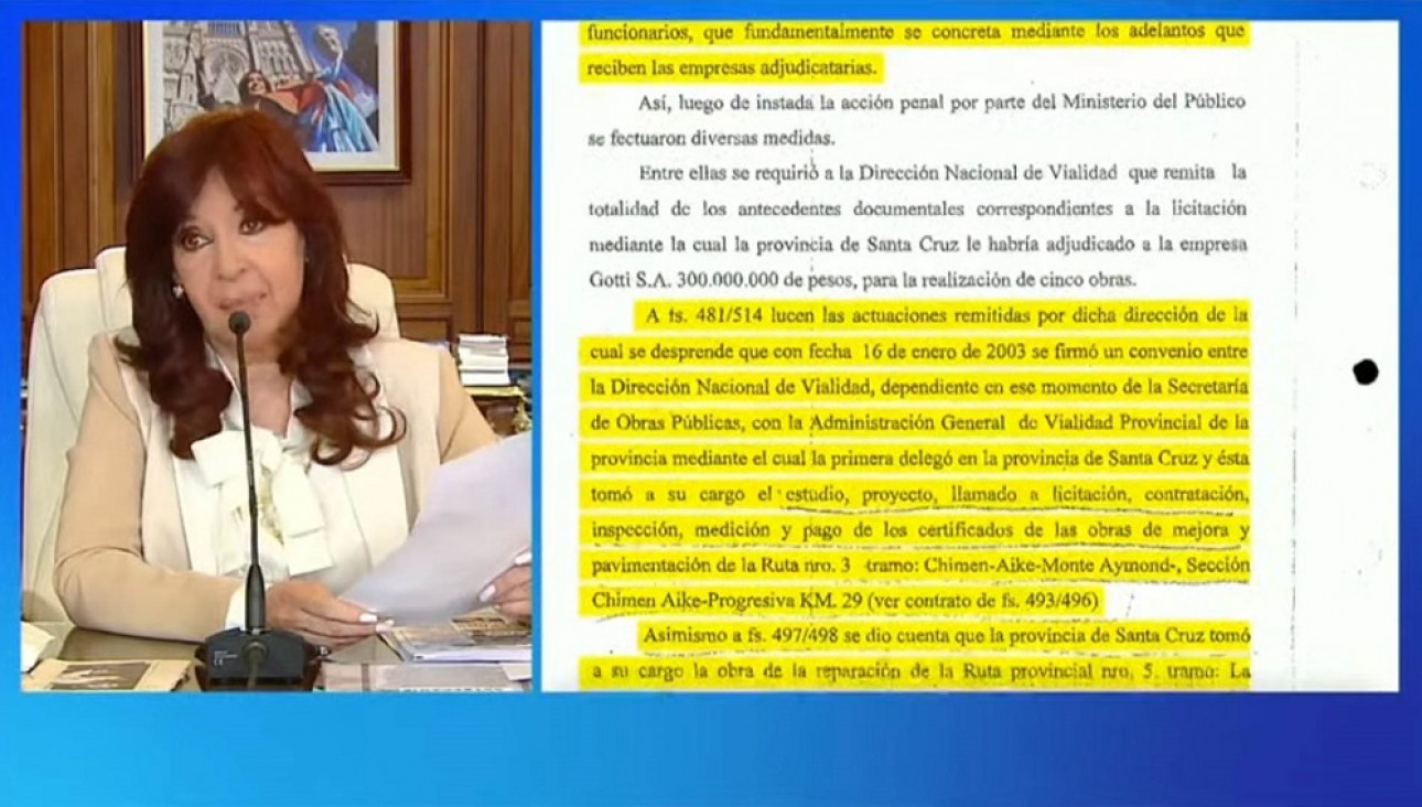 imagen El Presidente consideró que se juzga a Cristina Kirchner por "decisiones políticas no judiciables"