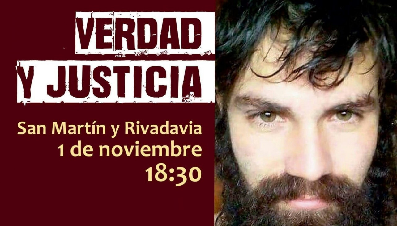 imagen Marcha por Santiago Maldonado: convocan a manifestarse en el centro